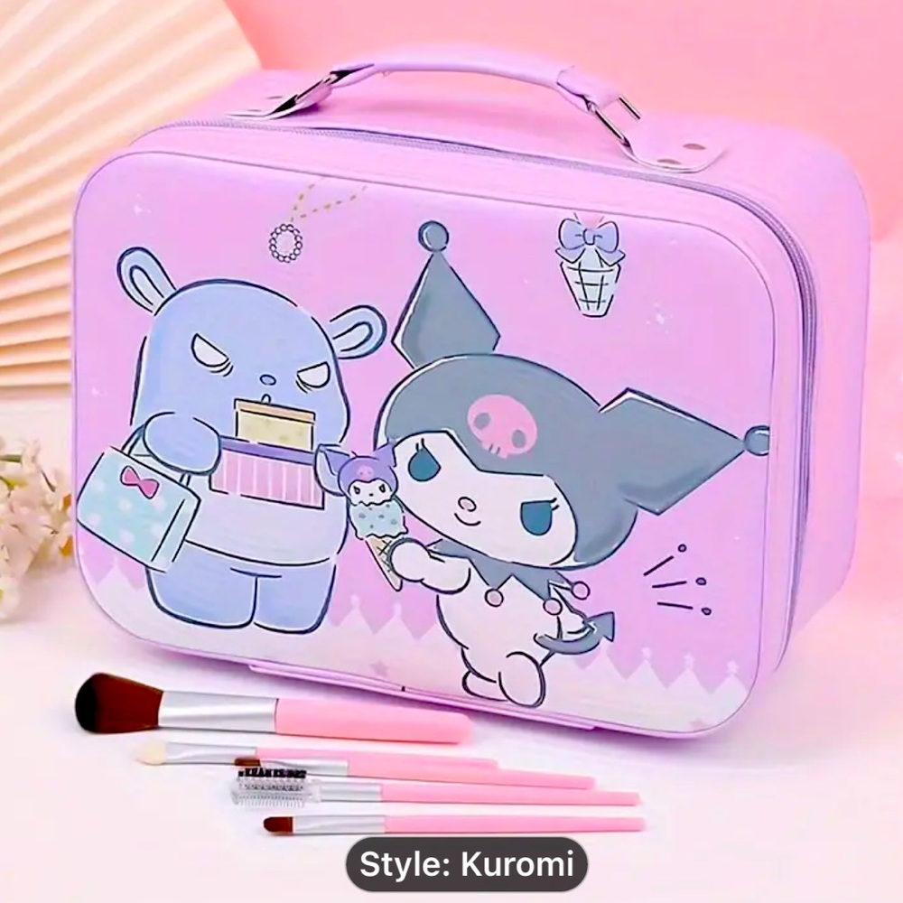 Beautiful Sanrio Make Up Hard Travel Cases 💜